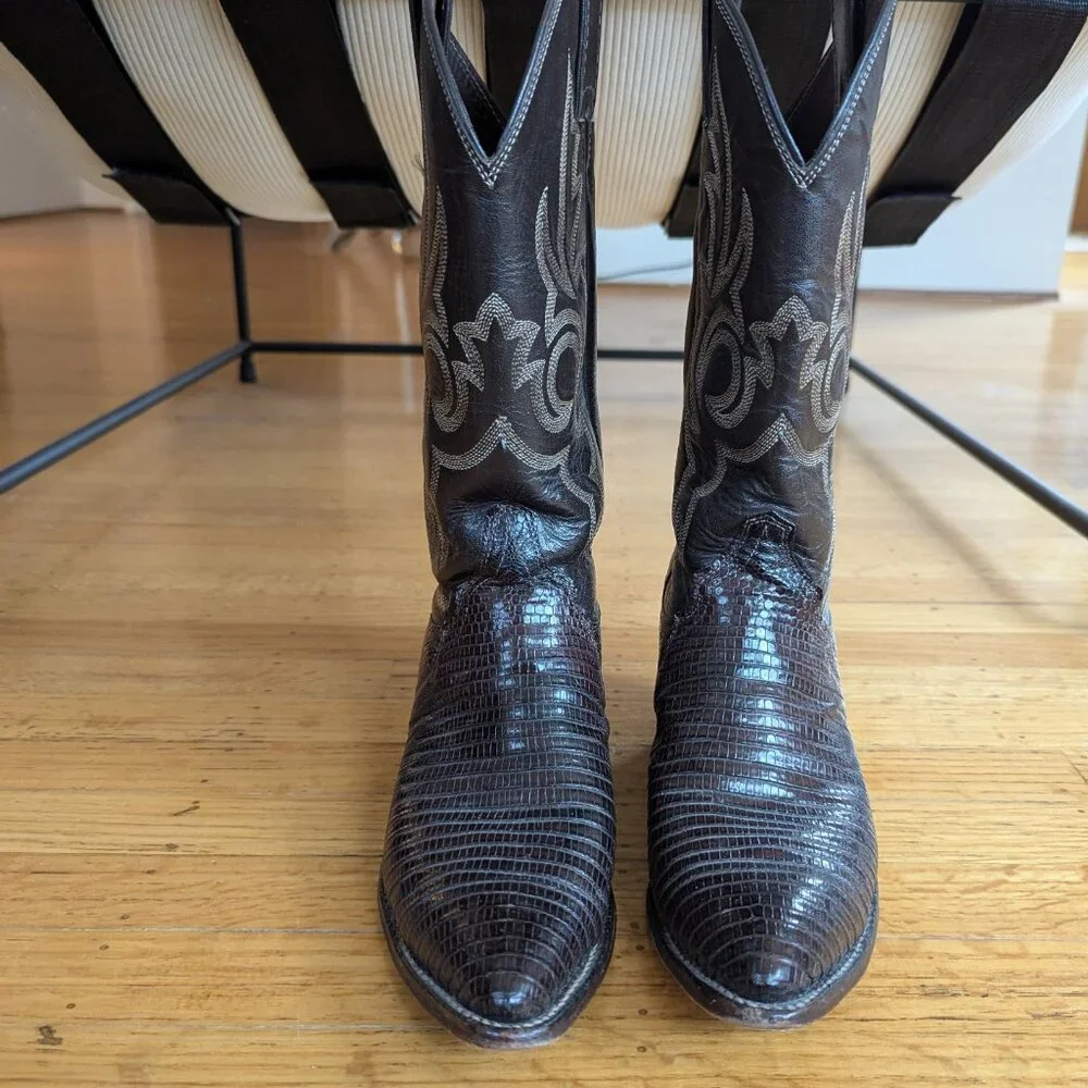 Well made old school cowboy boots - Picture 3 of 7